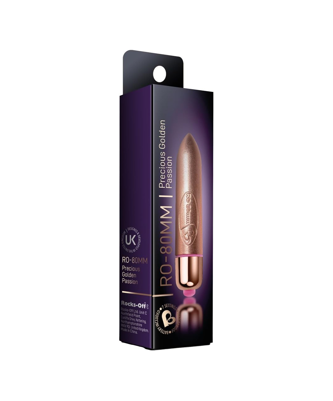 Rocks-Off RO-80 Precious Golden Passion Bullet Vibe