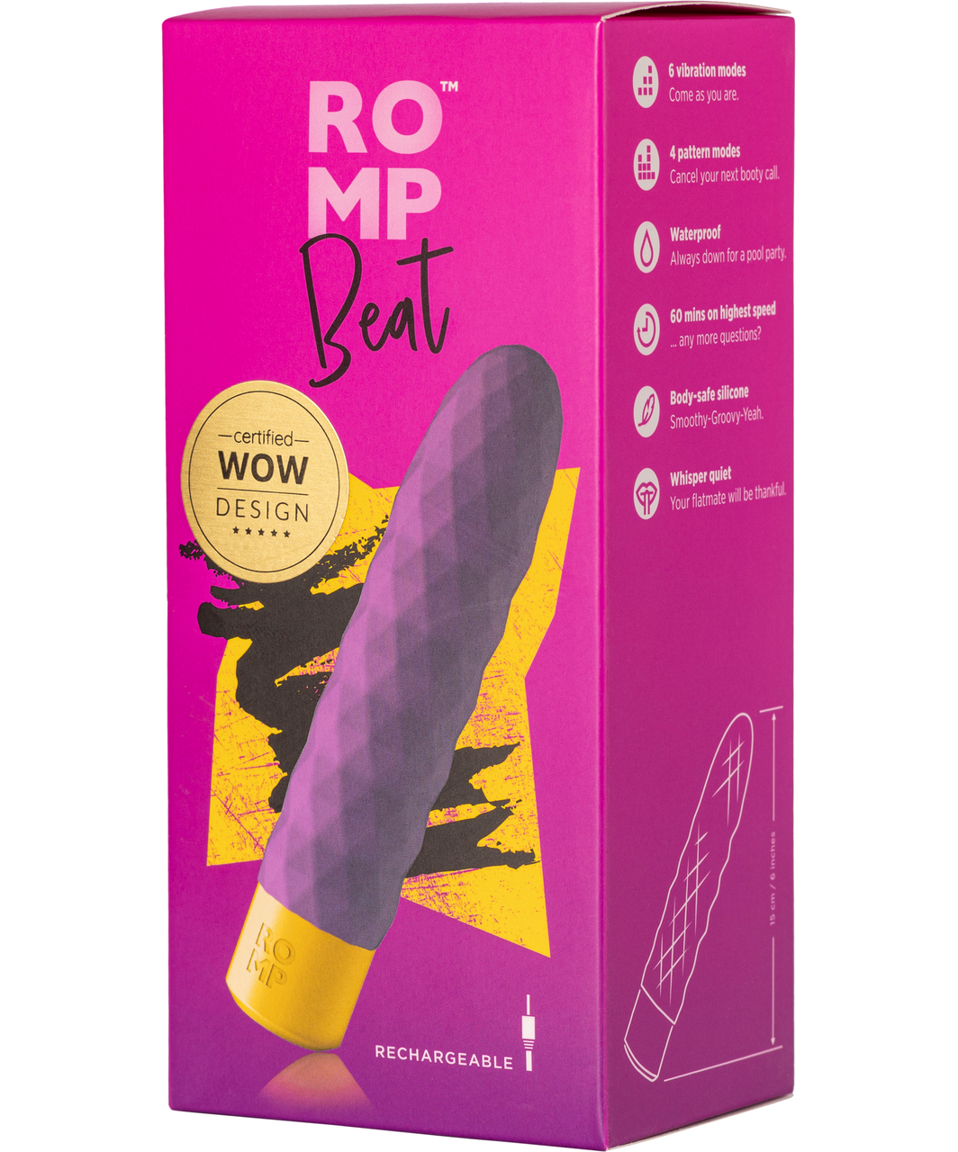 Romp Beat rechargeable vibrator