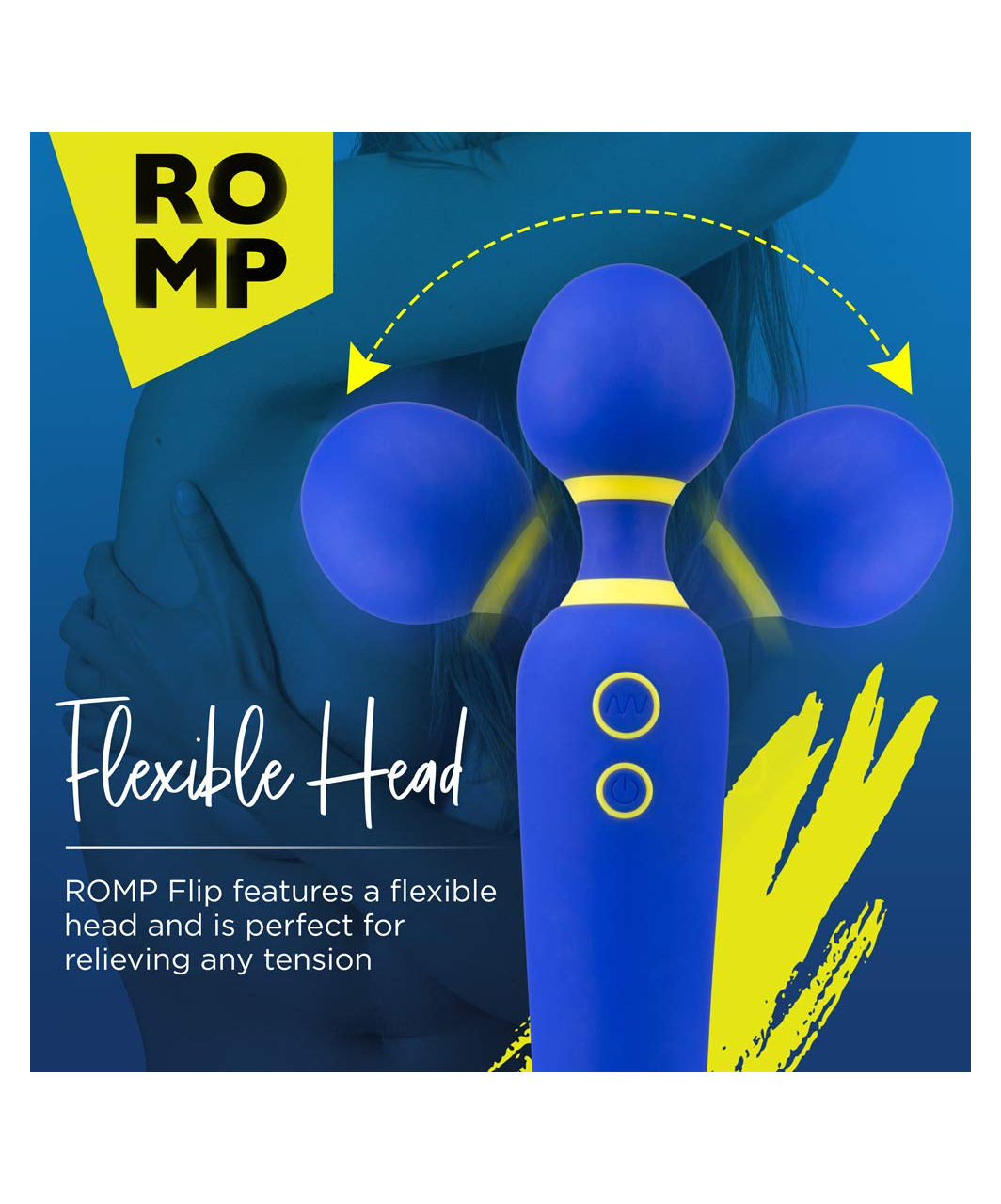 Romp Flip rechargeable wand massager