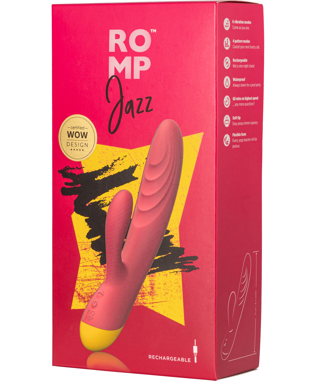 Romp Jazz rechargeable rabbit vibrator