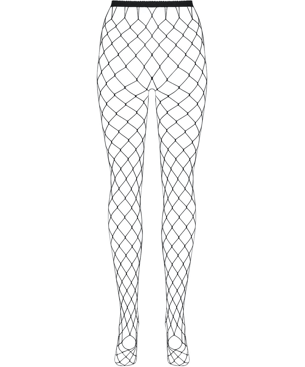 Obsessive black net tights