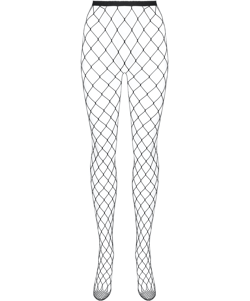 Obsessive black net tights