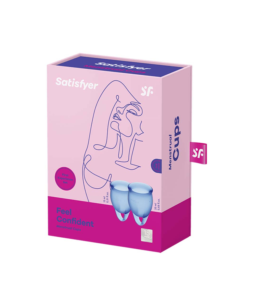 Satisfyer Feel Confident menstruacinės taurelės (2 vnt.)