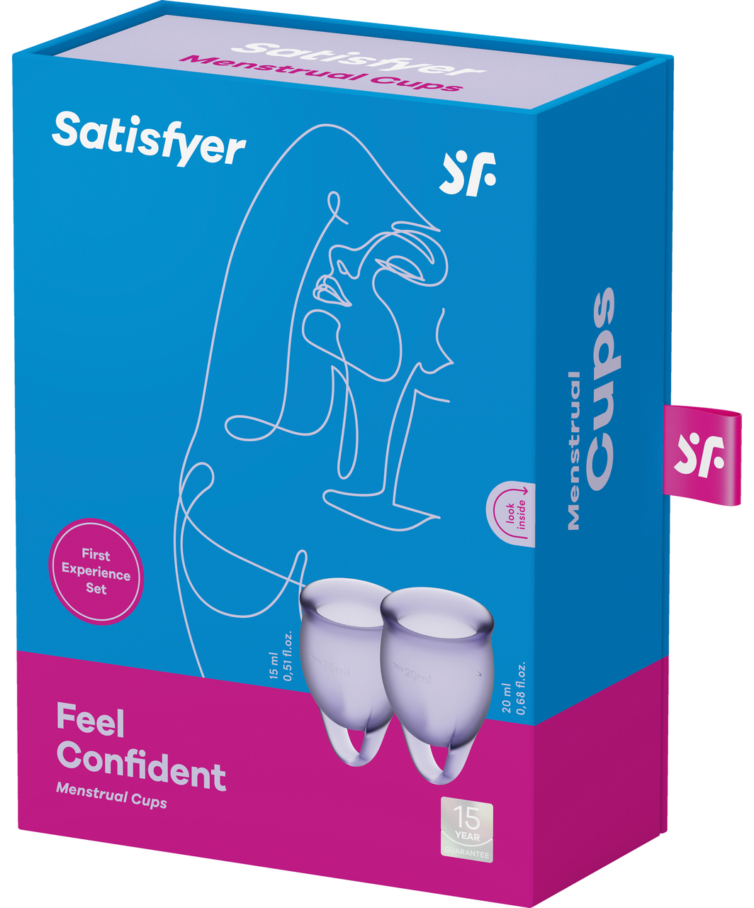 Satisfyer Feel Confident kubeczki menstruacyjne (2 szt.)