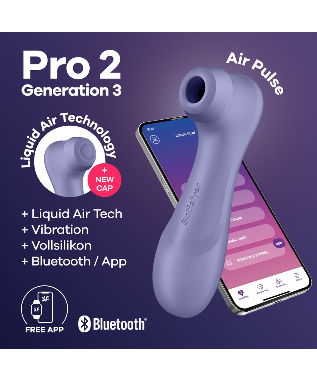 Satisfyer Pro 2 Generation 3 Connect App clitoral stimulator