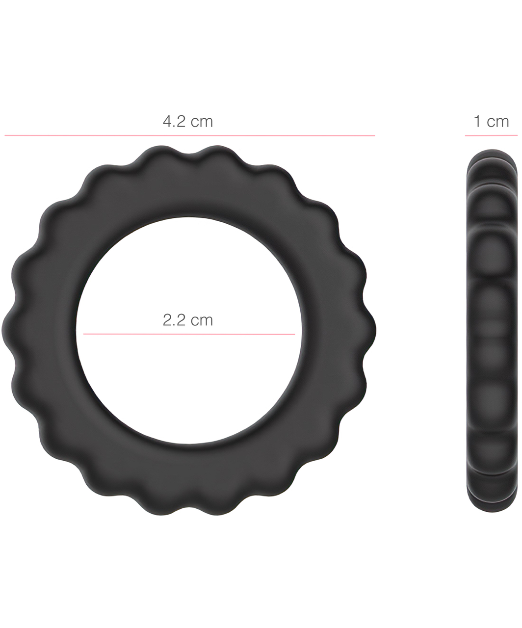 SEXYSTYLE Control silikoninis penio žiedas