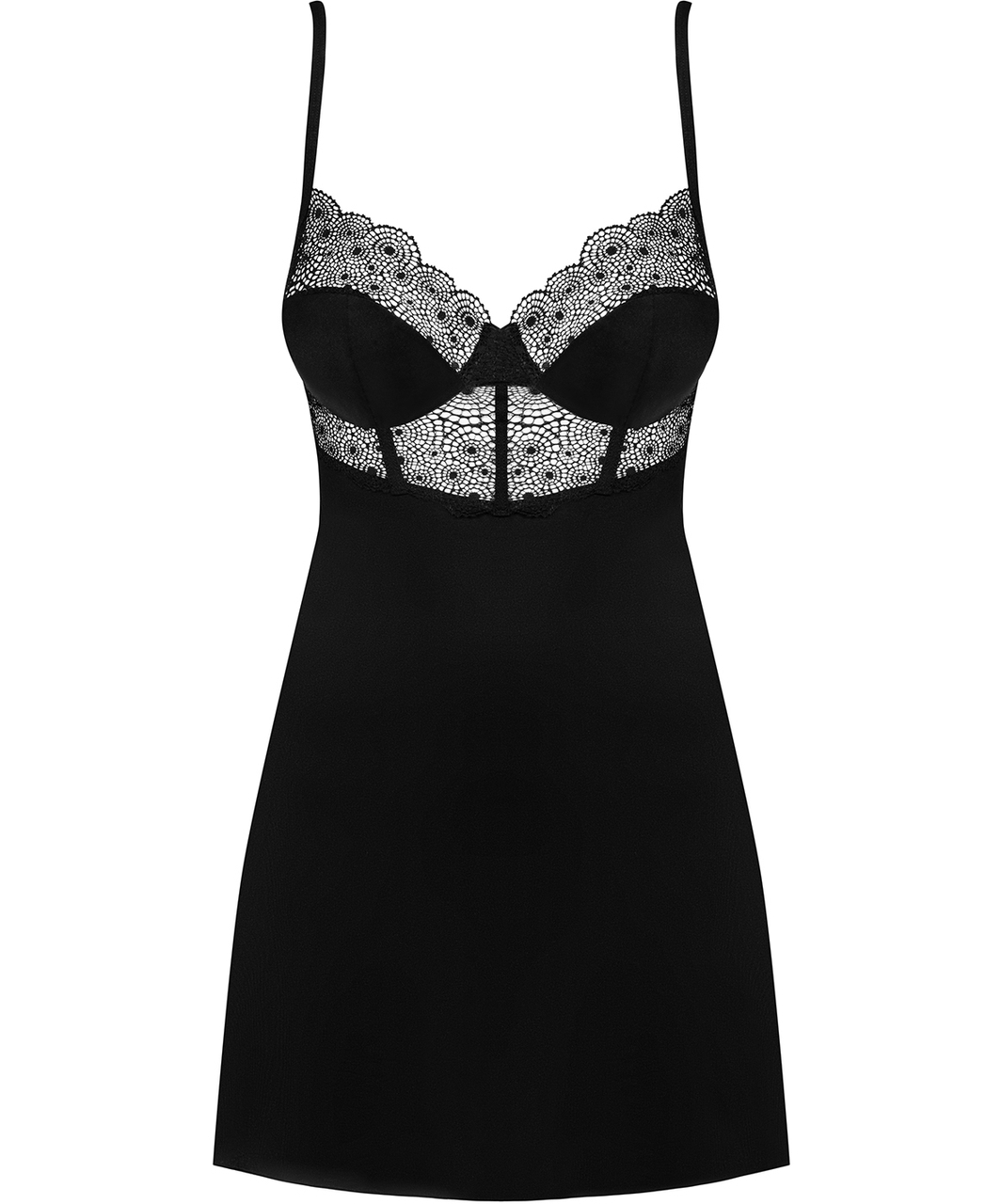 Obsessive Sharlotte black chemise