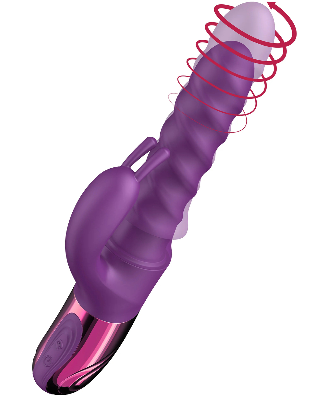 She.E.O. Swirly Rabbit Thrusting Vibrator