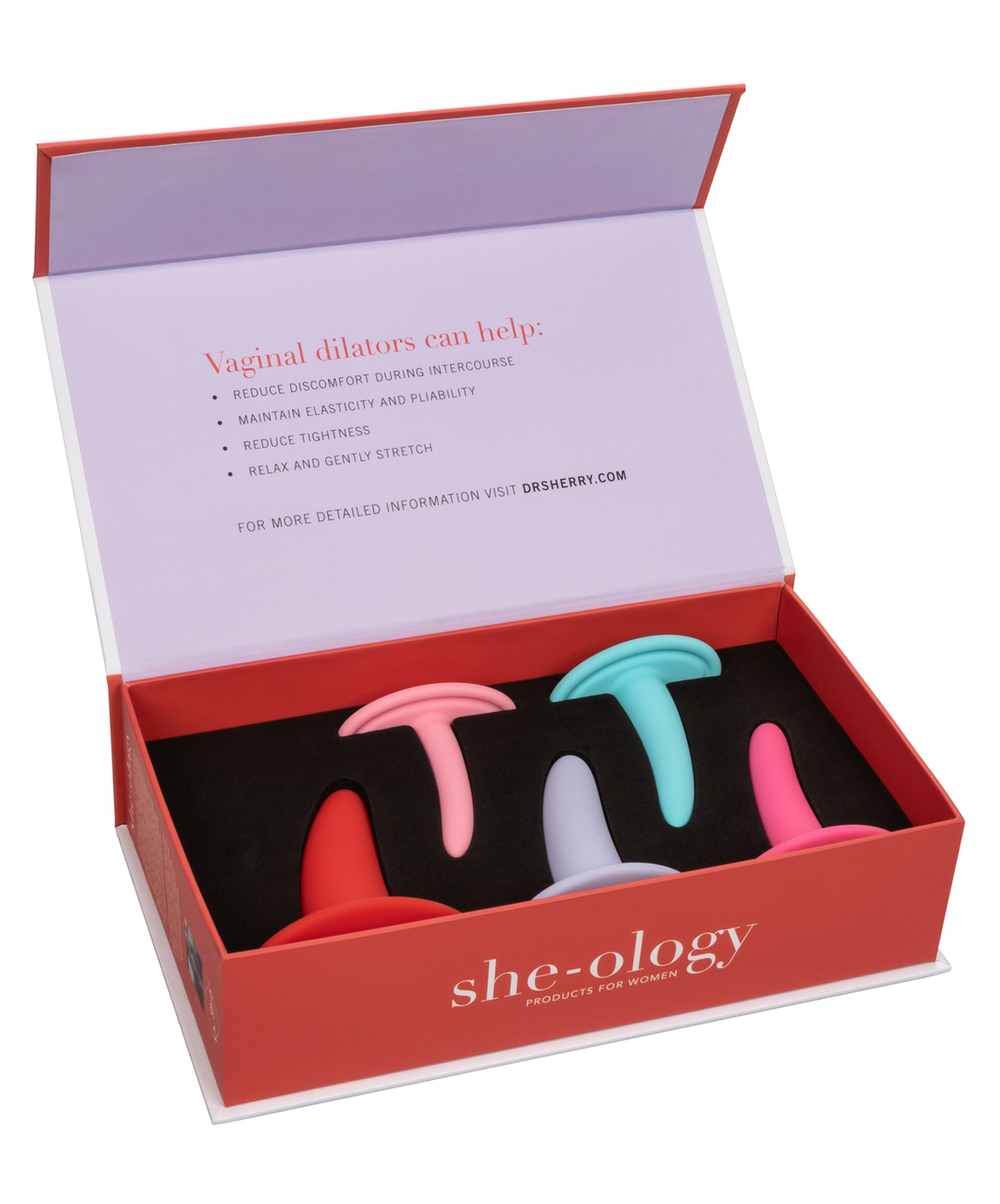 CalExotics She-ology 5-piece Wearable Vaginal Dilator Set