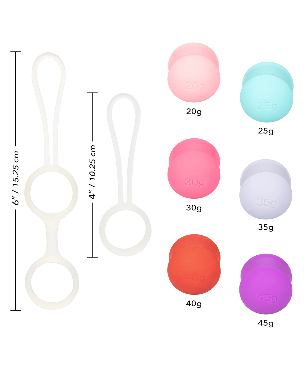 CalExotics She-ology Weighted kegel treeningukuulid