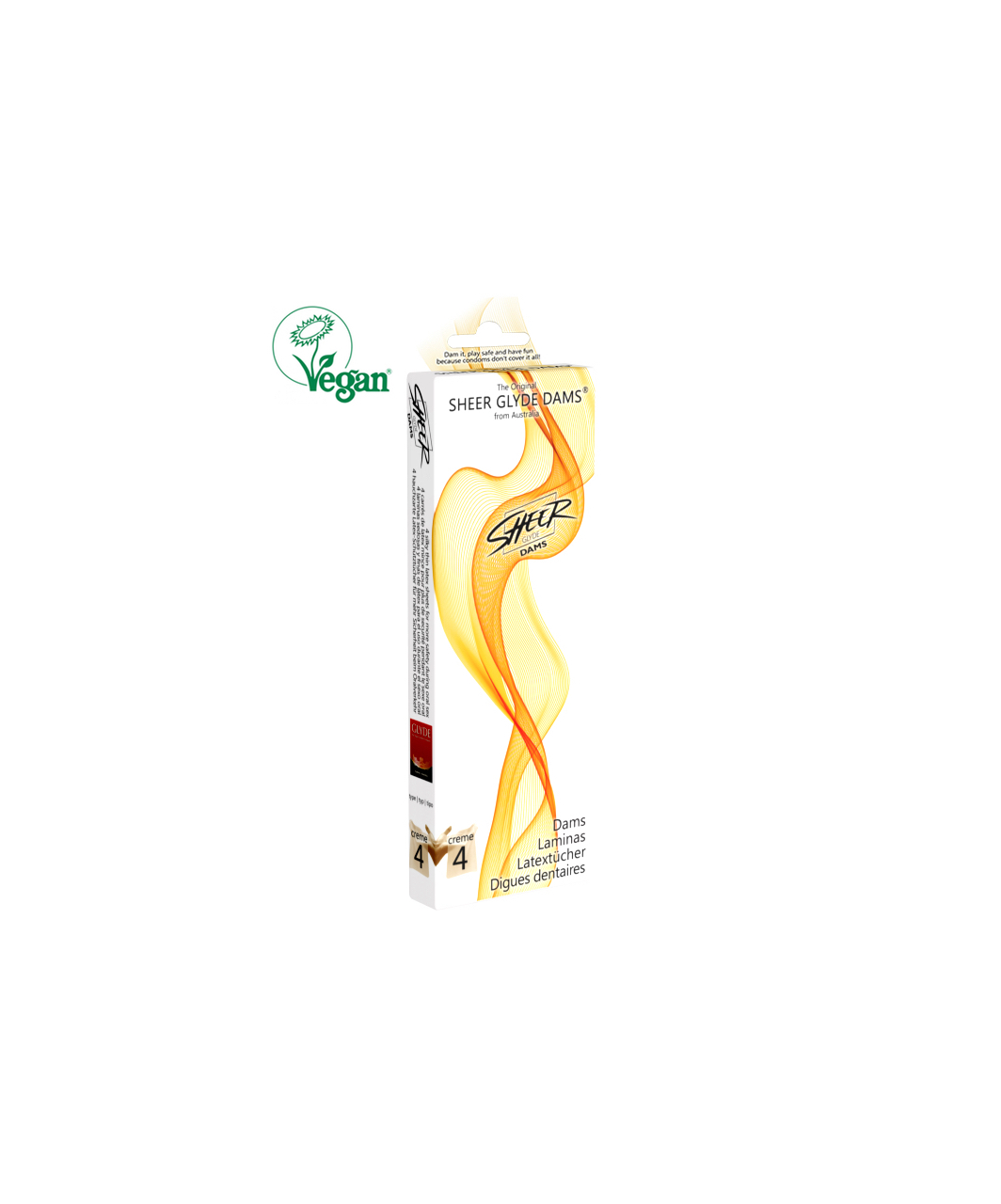 GLYDE Sheer Dams Scented (4 pcs)