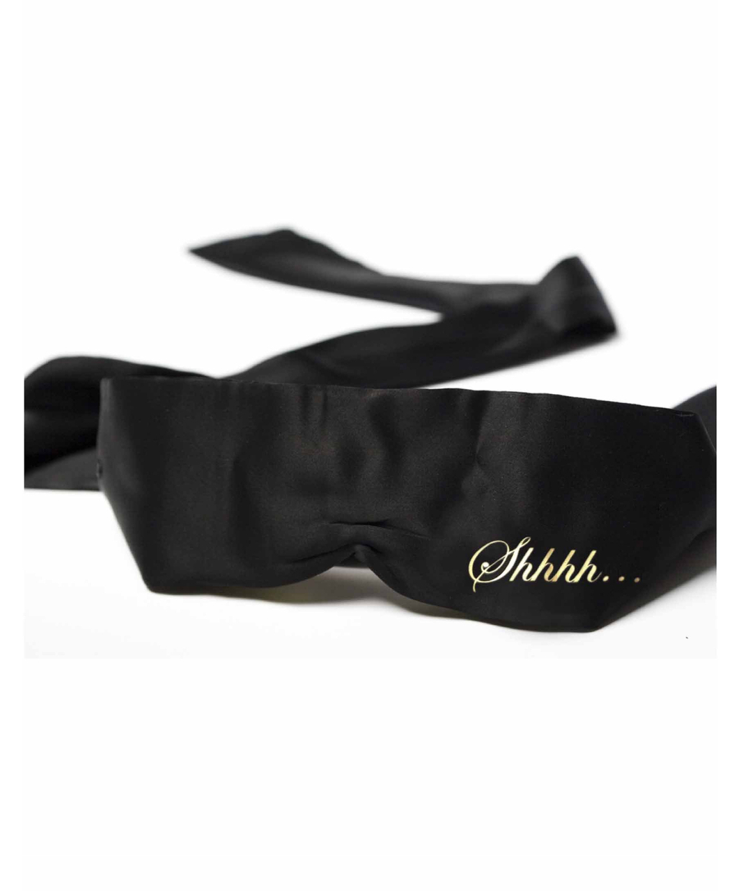 Bijoux Indiscrets black satin blindfold