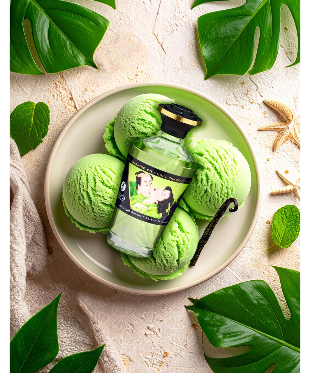 Shunga согревающее массажное масло с афродизиаками (100 ml)