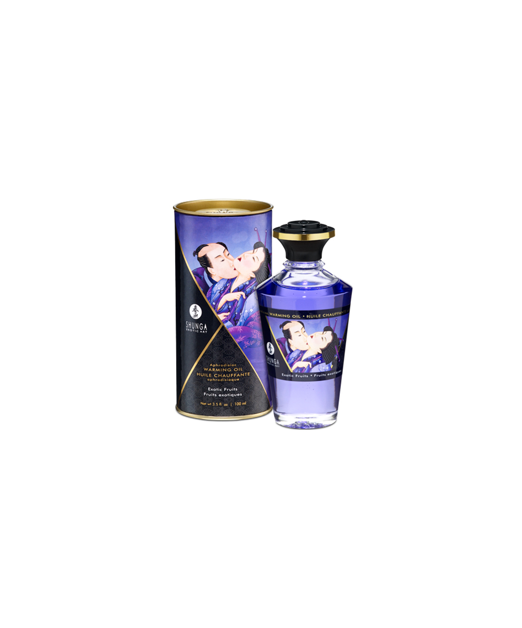 Shunga šildomasis afrodiziakų masažinis aliejus (100 ml)