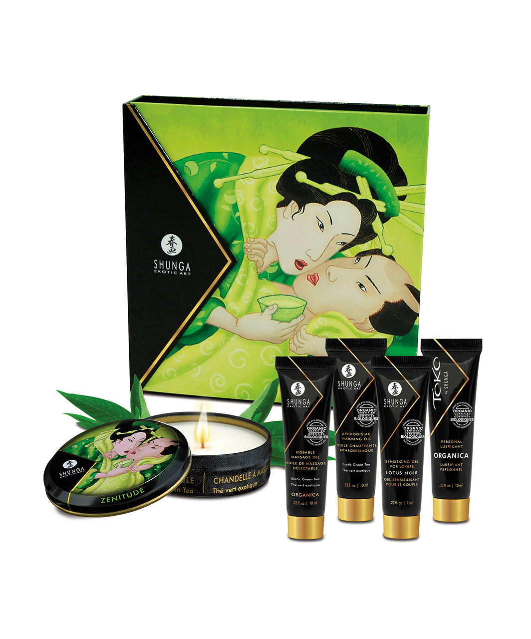 Shunga Geisha's Secret Organica intīmās kosmētikas komplekts