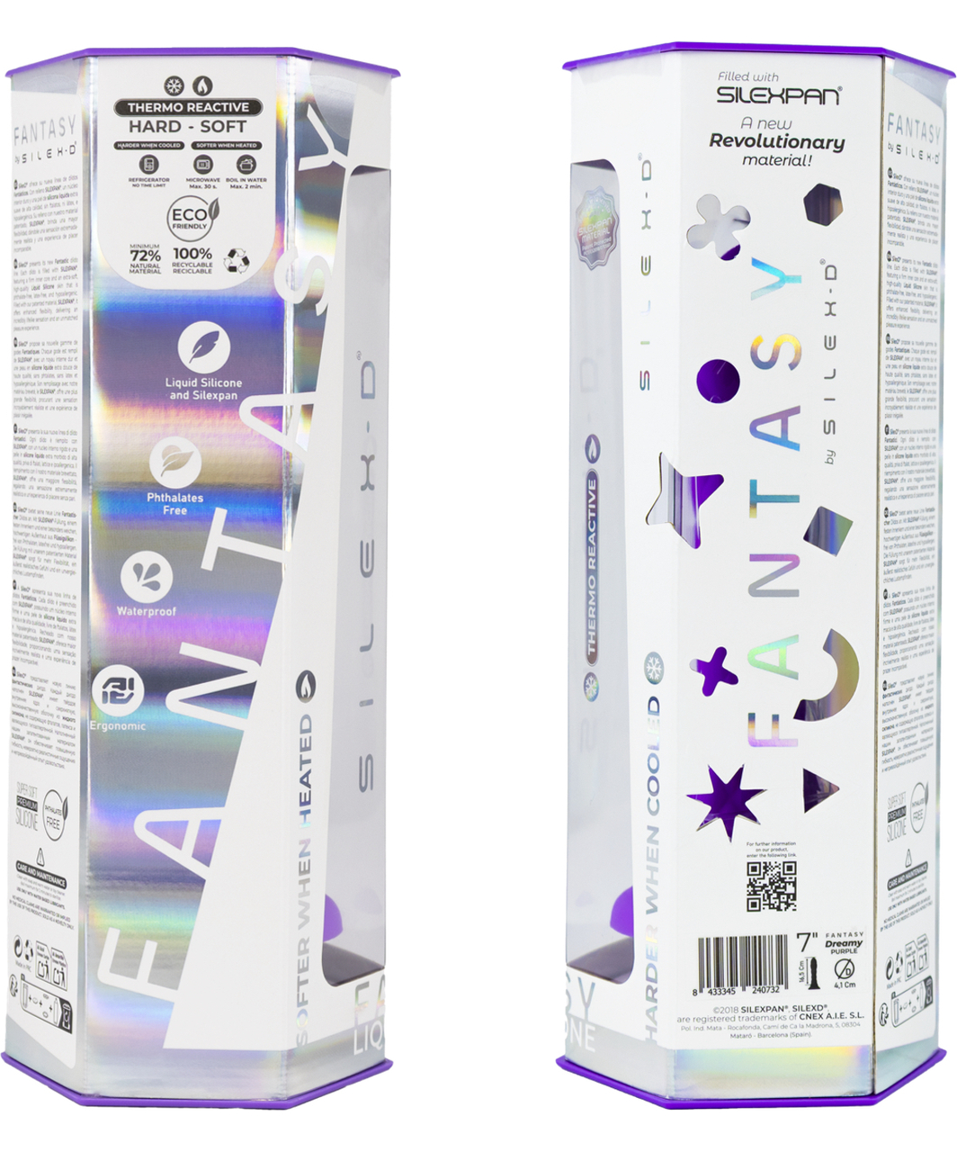 SILEXD Dreamy termoreaktīvs silikona dildo