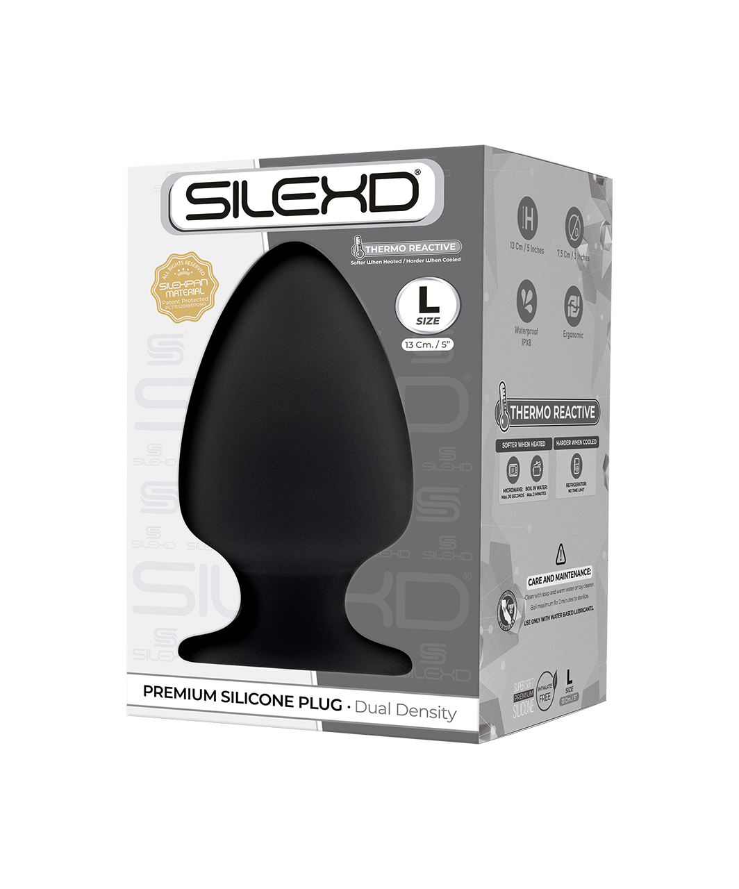 SILEXD Dual Density Back Door Expert anālais stimulators