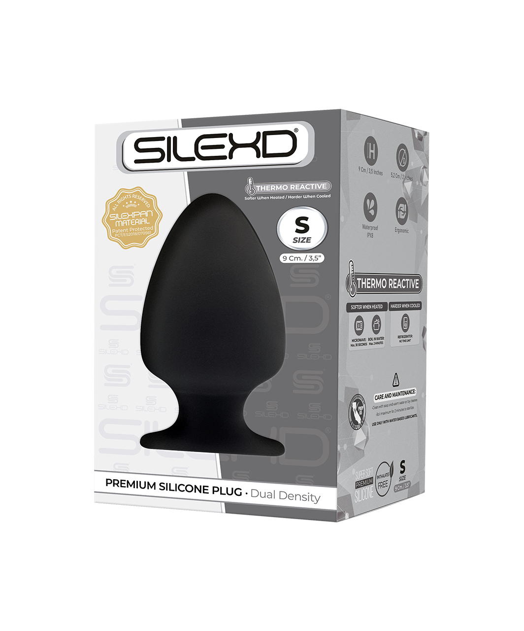 SILEXD Dual Density Back Door Expert anālais stimulators