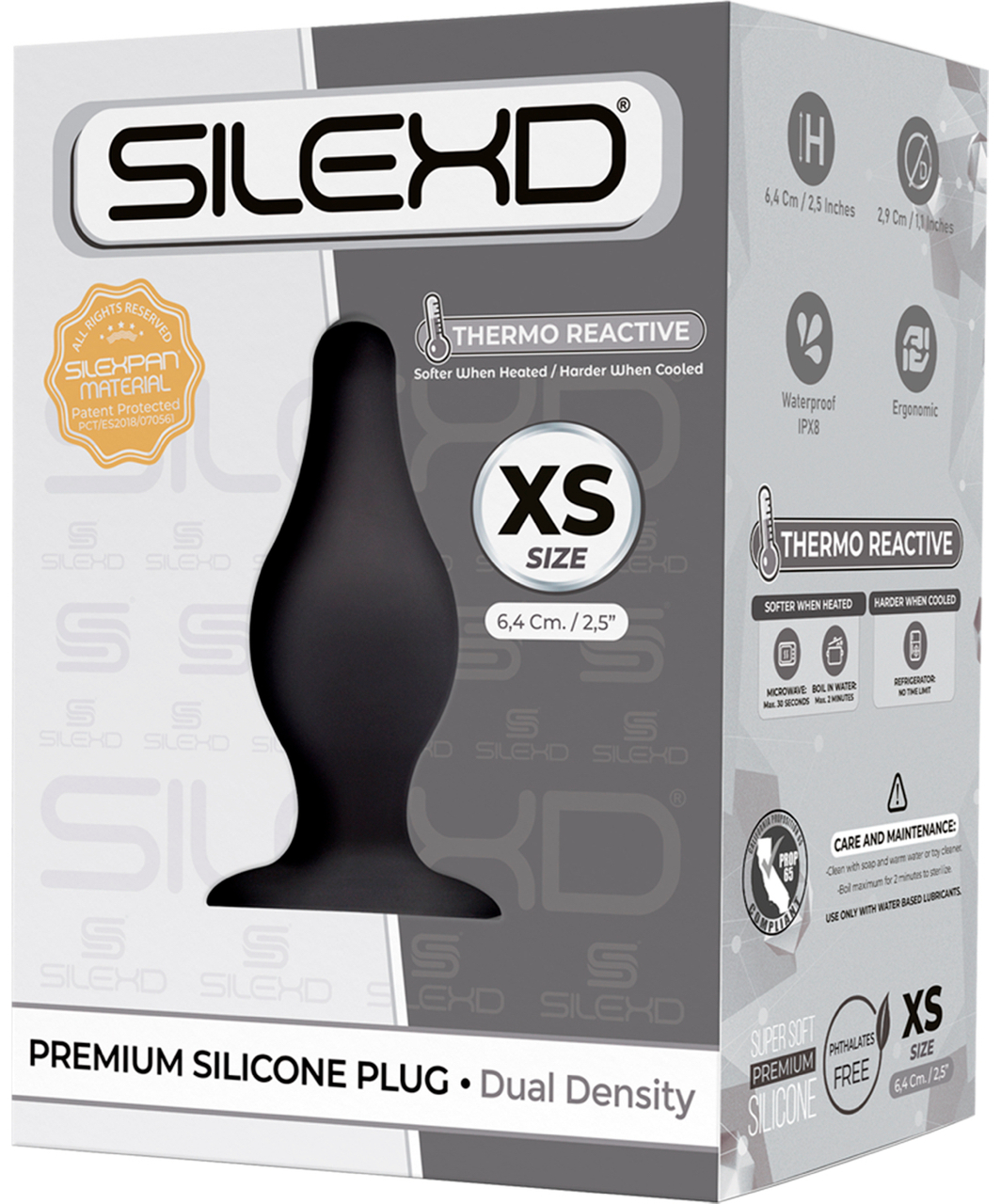 SILEXD Dual Density Back Door Pacifier anaaltapp