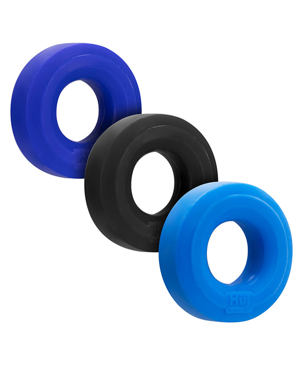 Hunkyjunk silicone stacking cock/ball ring set