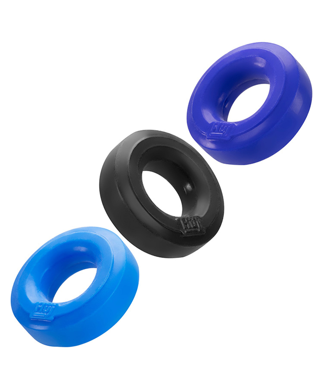 Hunkyjunk silicone stacking cock/ball ring set