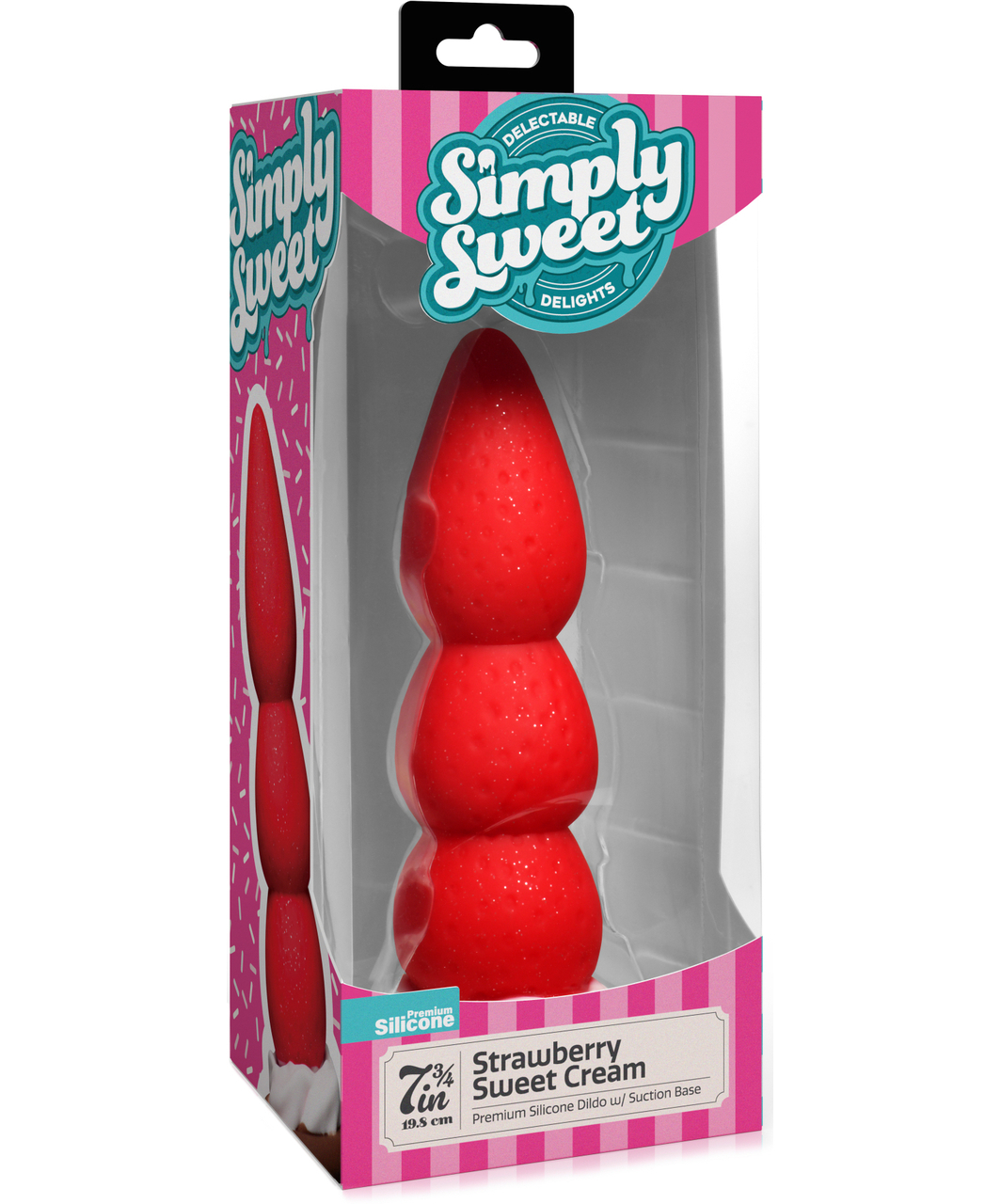 Simply Sweet Strawberry Dream silikona dildo