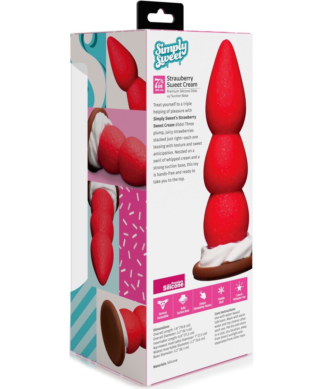 Simply Sweet Strawberry Dream silikona dildo