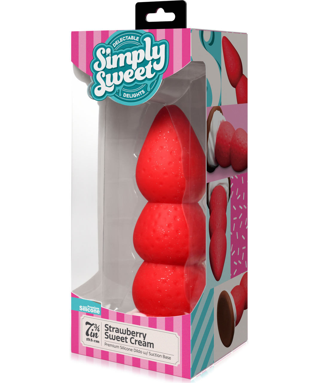 Simply Sweet Strawberry Dream silikona dildo