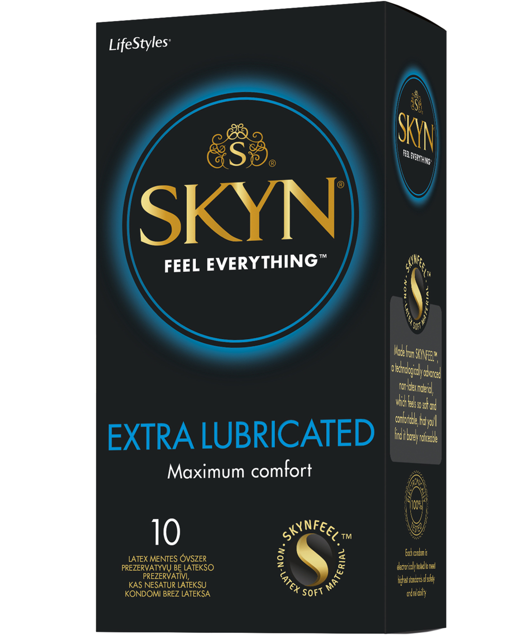 SKYN Extra Lubricated prezervatyvai (3 / 10 vnt.)