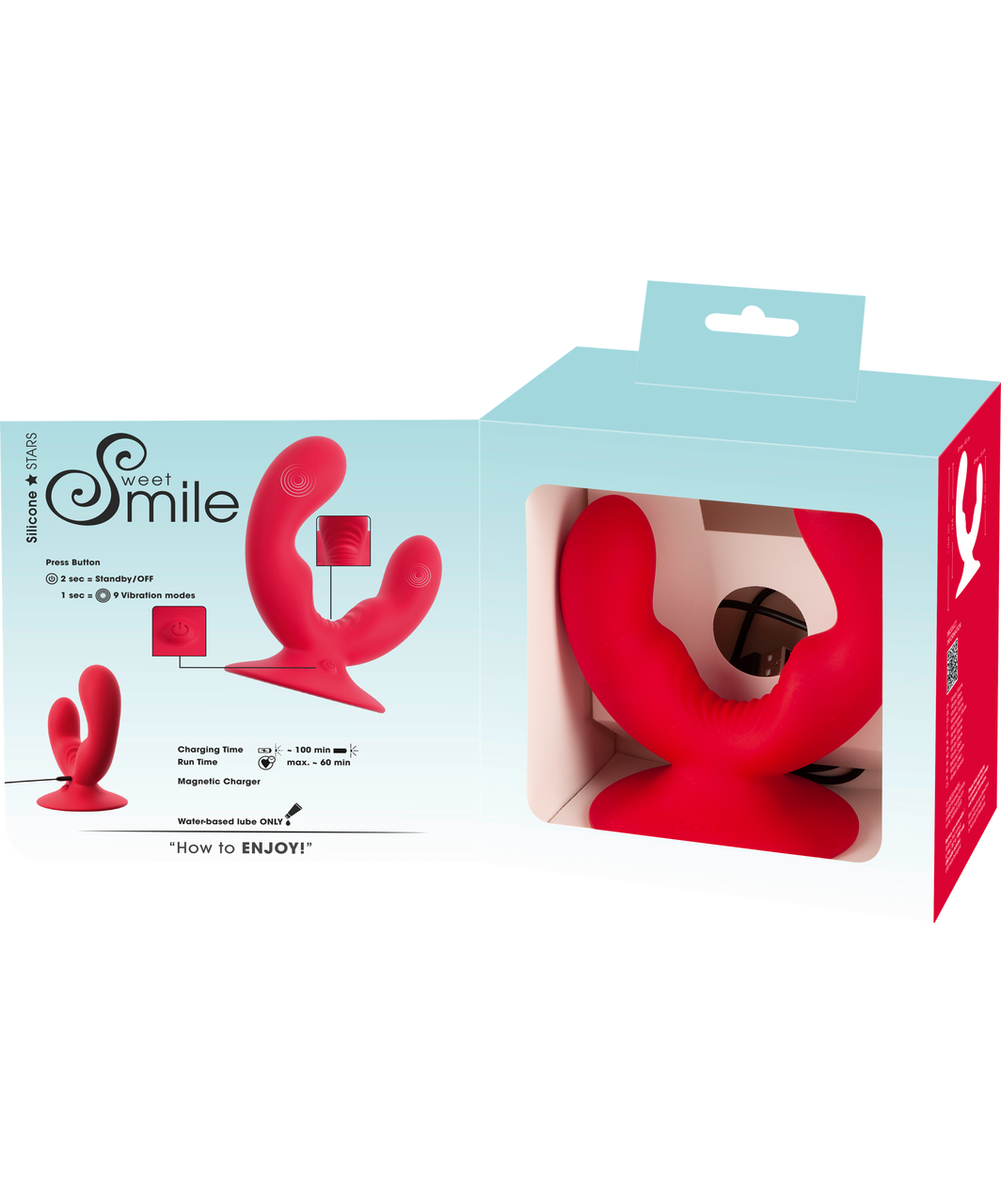 Smile Duo Vibe wibrator z przyssawką