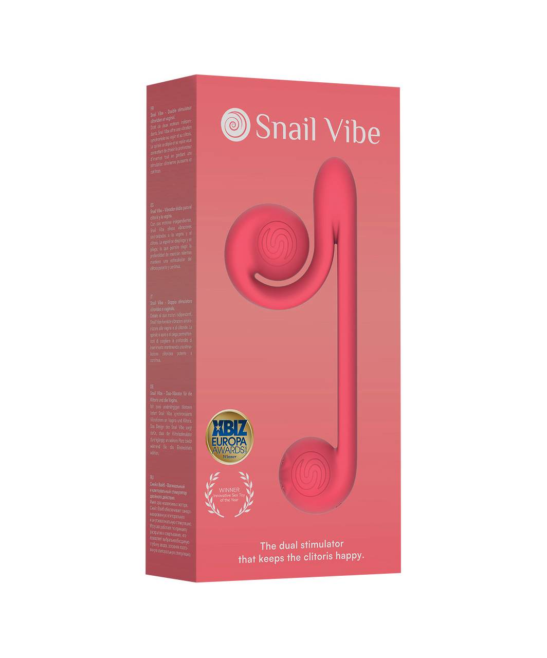 Snail Vibe Slide'n'Roll Dual Tech Vibrator