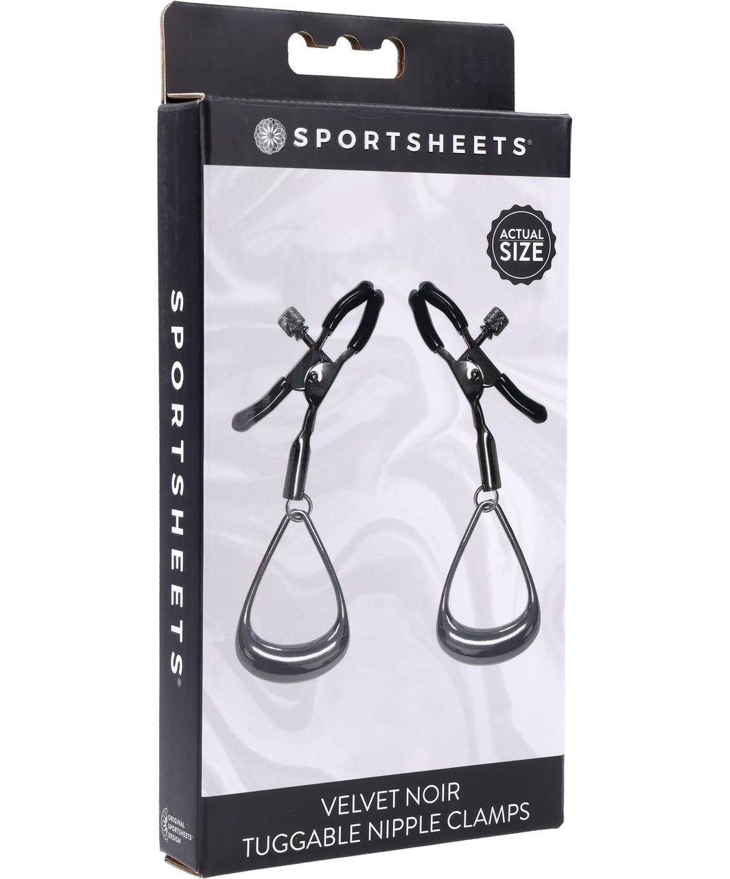 Sportsheets Velvet Noir krūšu klipši