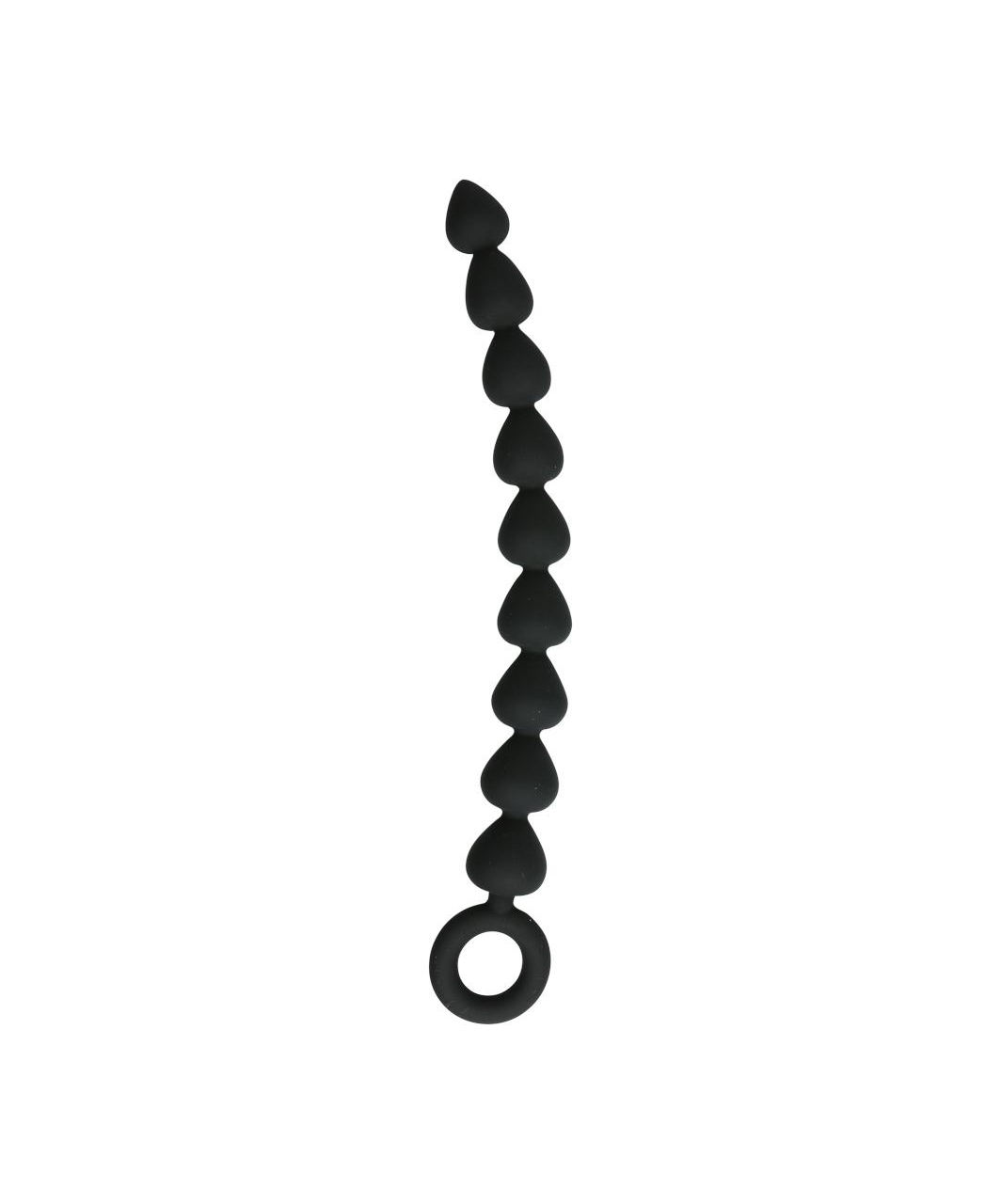 S&M Black Silicone Anal Beads