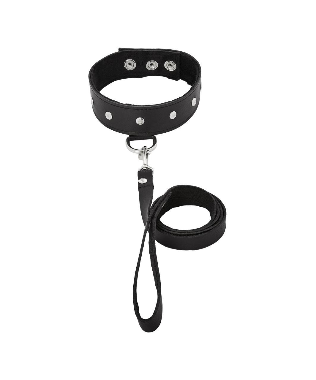 Sportsheets leather collar & leash