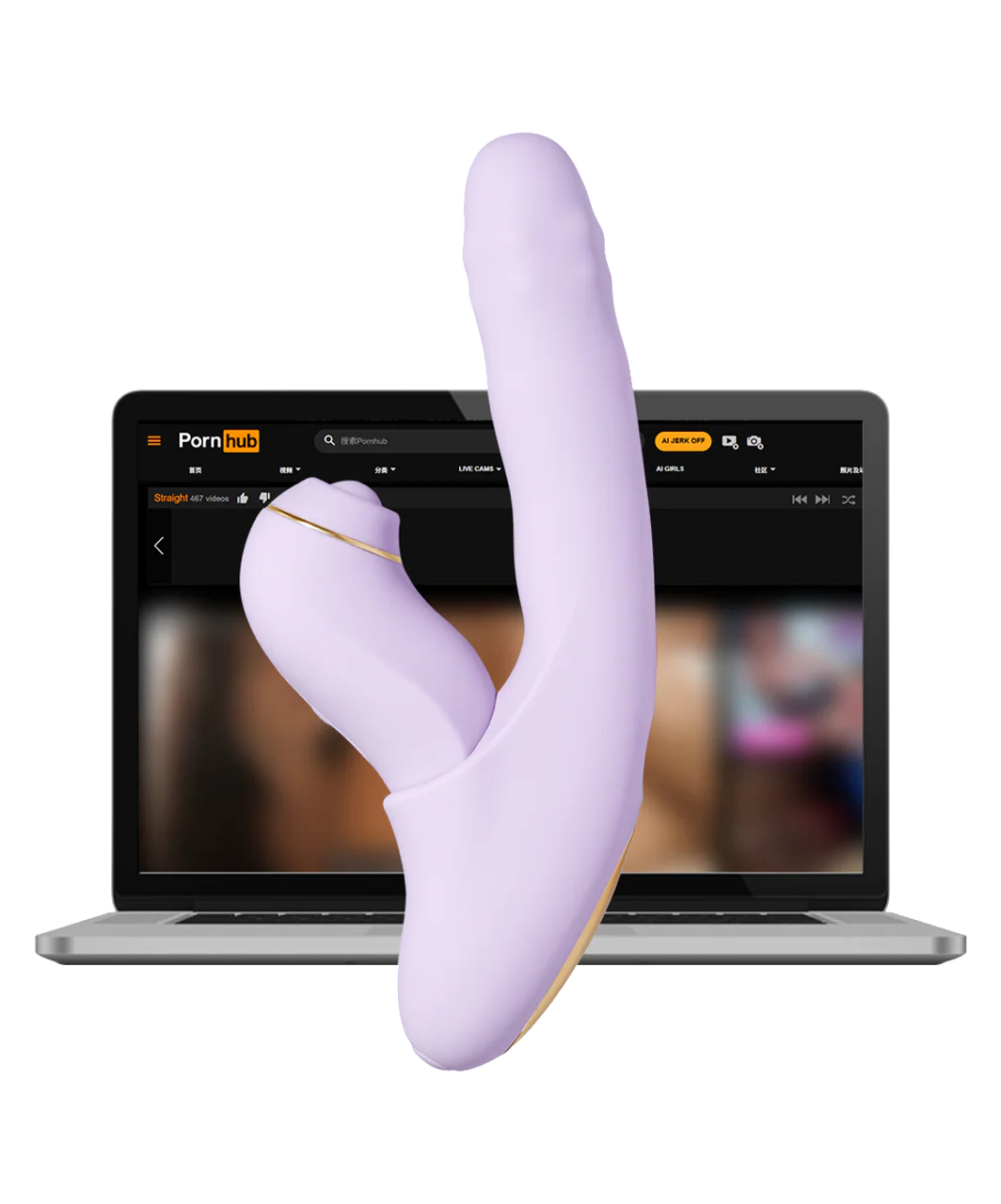 Svakom DuoGlow interaktywny wibrator ze stymulatorem łechtaczki