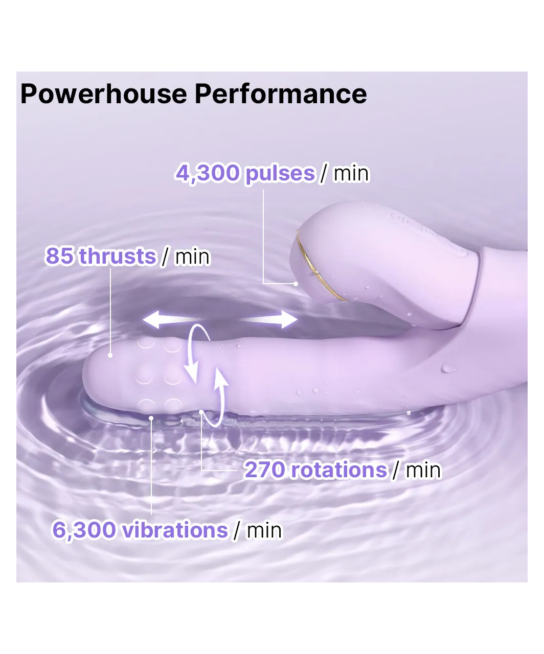 Svakom DuoGlow interaktywny wibrator ze stymulatorem łechtaczki