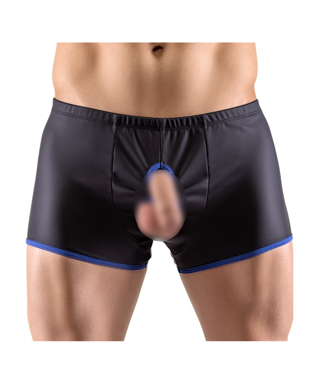 Svenjoyment black matte look open trunks