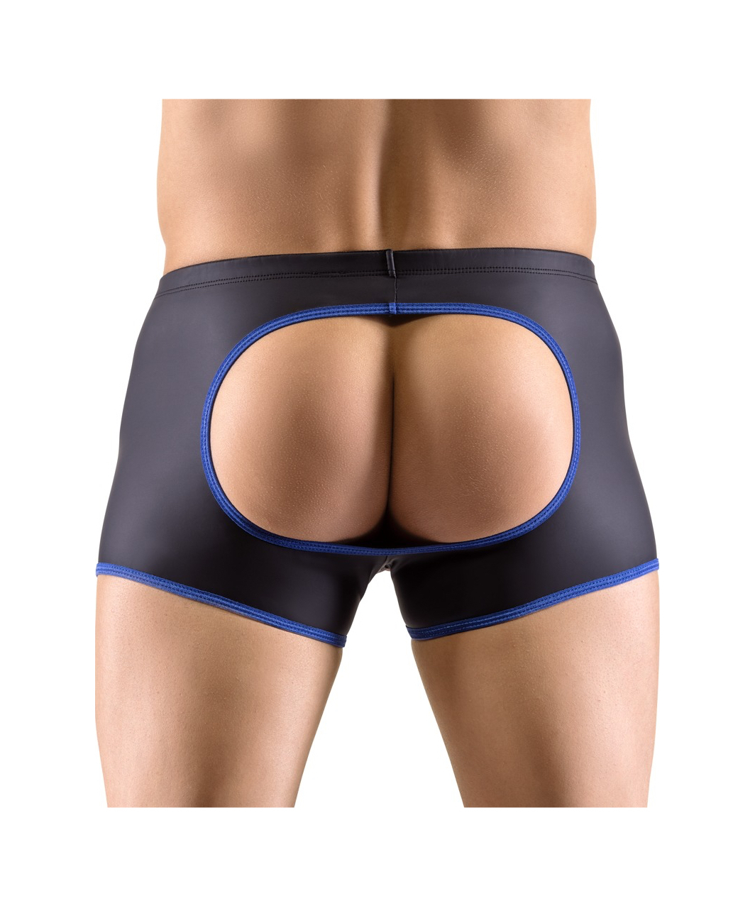 Svenjoyment black matte look open trunks