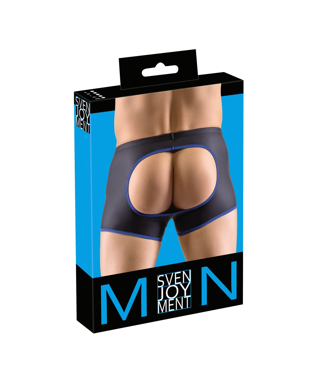 Svenjoyment black matte look open trunks