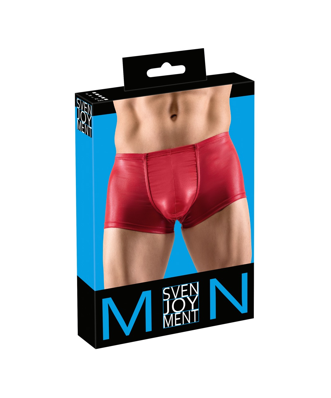 Svenjoyment red wet look trunks