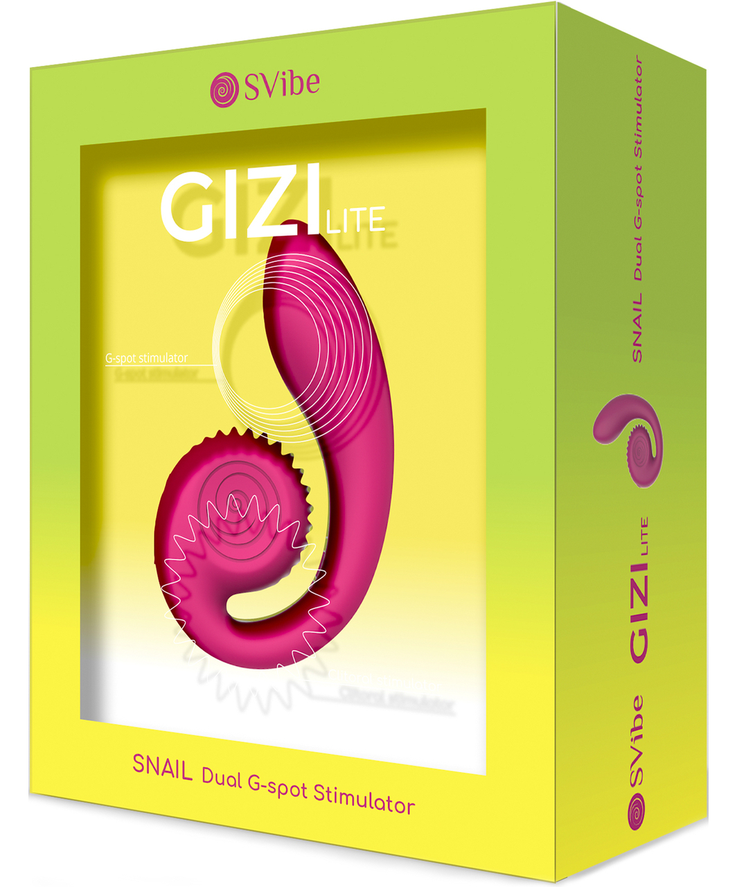 SVibe Gizi Lite vibratorius su klitorio stimuliatoriumi