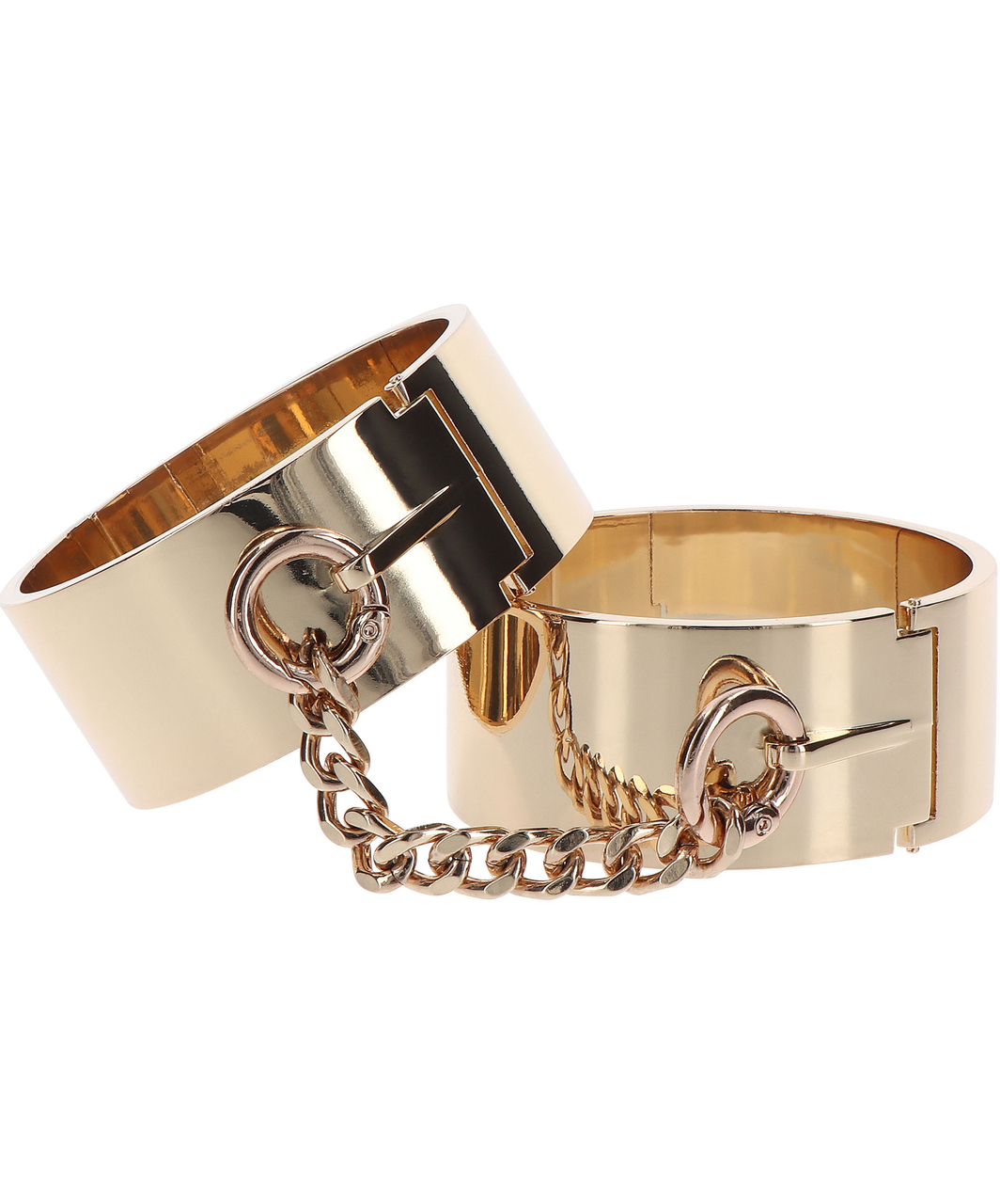 Taboom Dona gold-coloured wrist cuffs