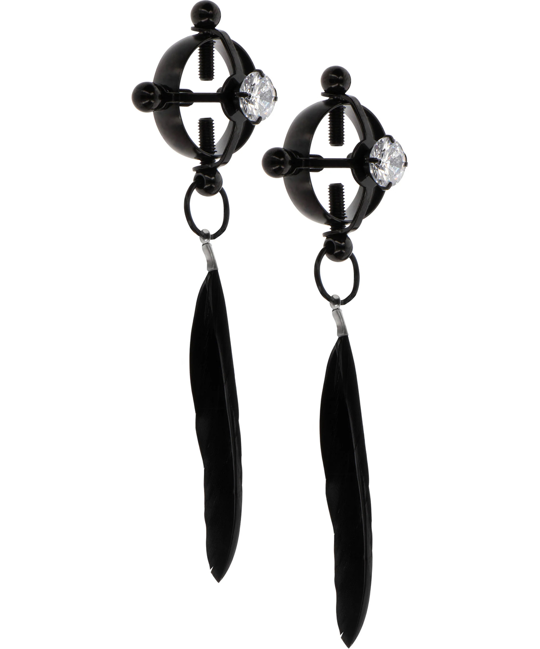 Taboom Nipple Press Clamps Velvet Feather