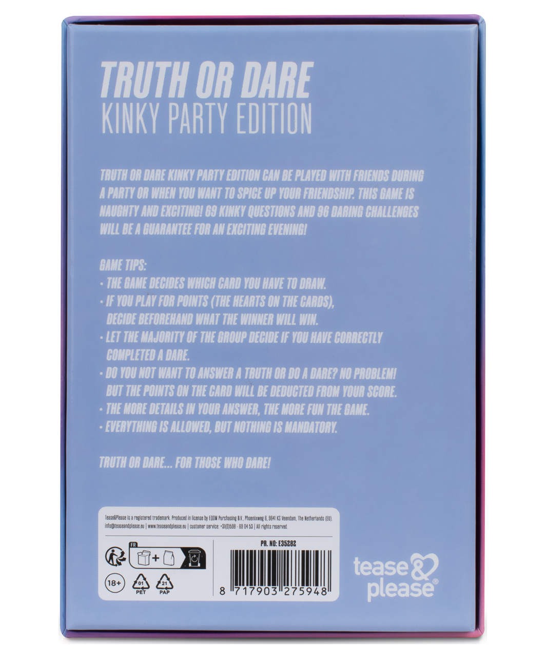 Tease & Please Truth or Dare Kinky Party Edition