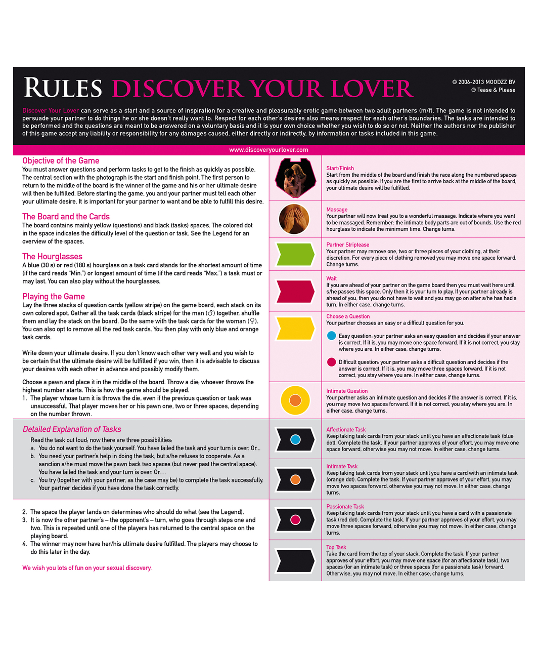 Tease & Please Discover Your Lover Classic spēle