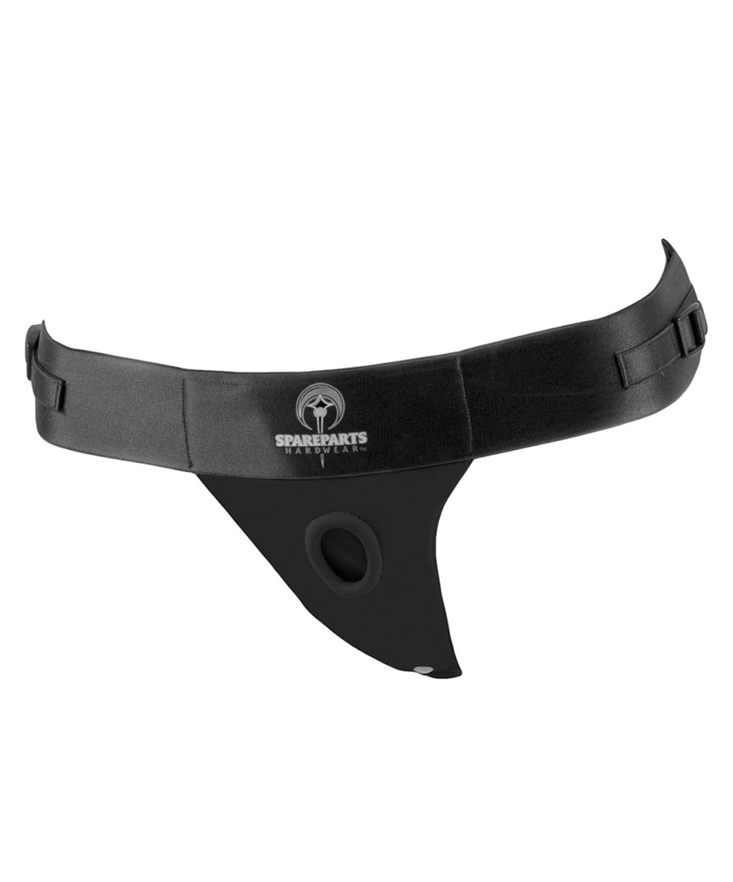 SpareParts HardWear Theo melnas strap-on biksītes