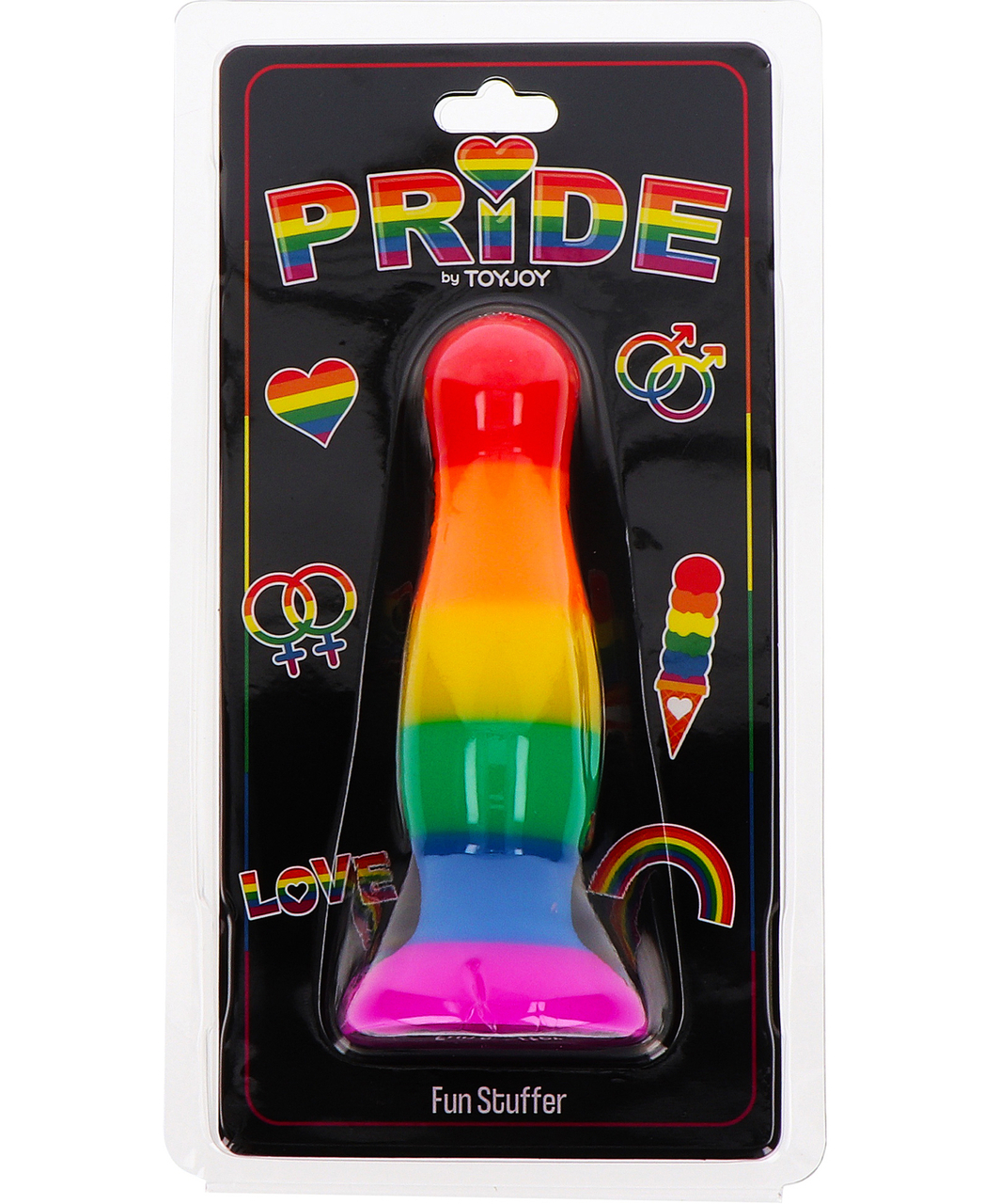 TOYJOY Pride Rainbow Fun Stuffer analinis kaištis