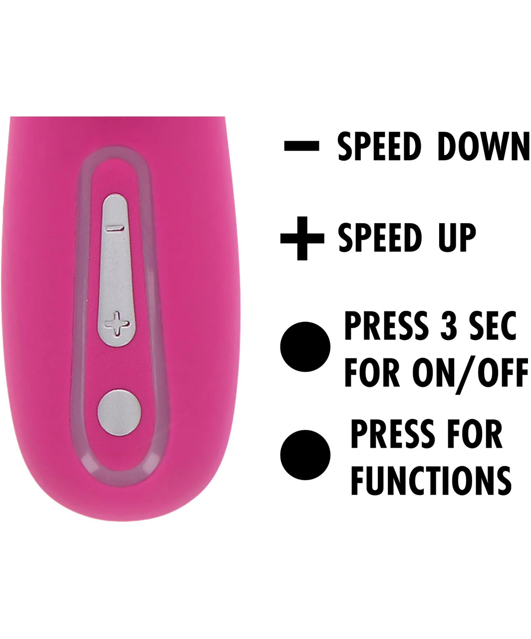TOYJOY Triple Bliss vibratorius su klitorio stimuliatoriumi