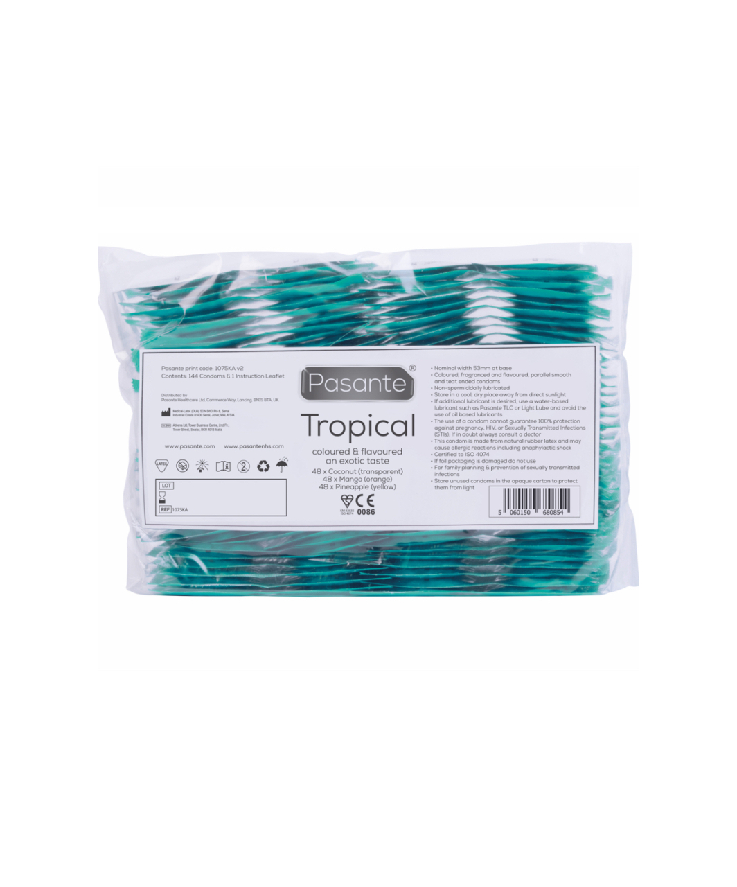 Pasante Tropical kondoomid (144 tk)