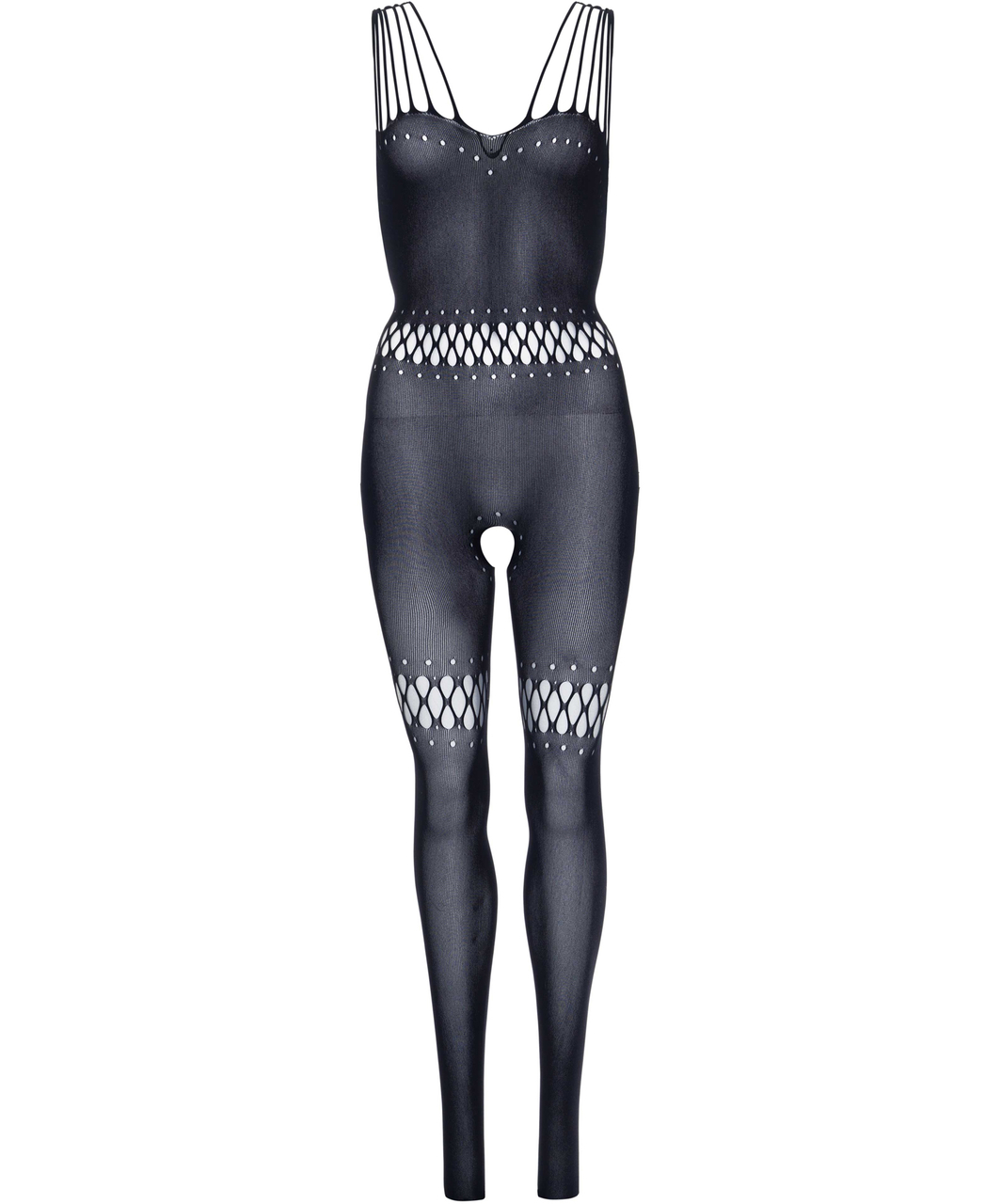 Leg Avenue Twisted Up black bodystocking